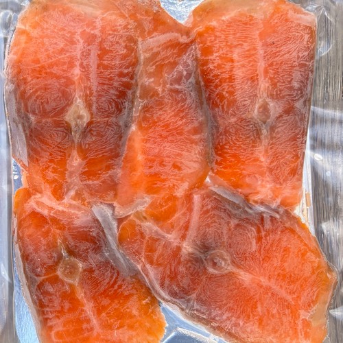 Cold smoked Baby Salmon sliced