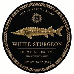 White Sturgeon Caviar - Metal can